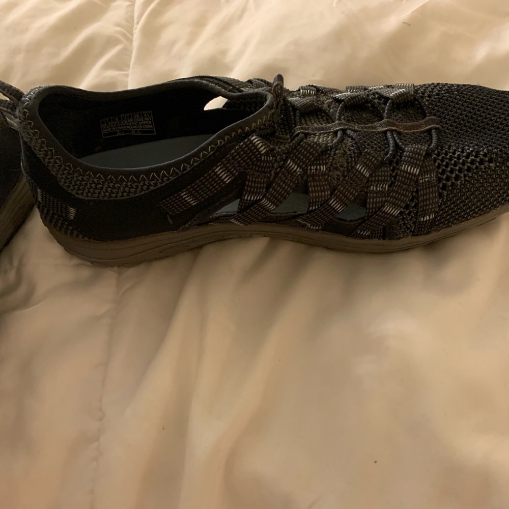 Blue shoes